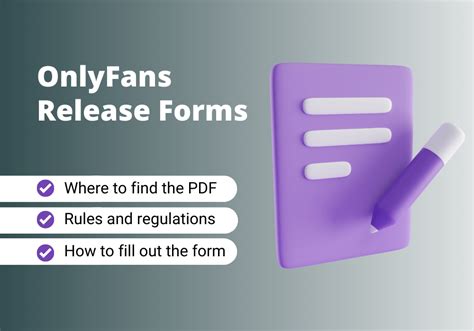 do you need a release form for onlyfans|OnlyFans Release Form – Everything You Need to Know